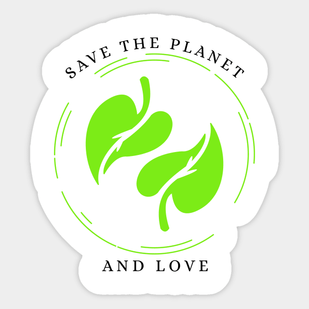 Save our Planet Sticker by ForEngineer